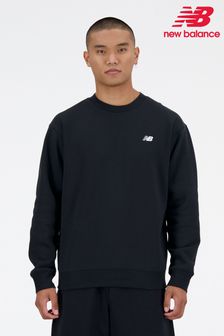 New Balance Small Logo Brushed Crew Sweat Top (N37202) | 328 LEI