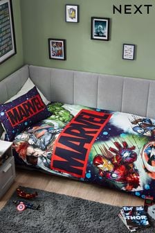 Marvel 100% Cotton Duvet Cover and Pillowcase Set