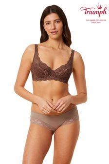 Triumph Amourette 300 Wired and Padded Brown Bra (N37455) | €14.50