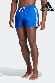 ブルー - Adidas 3-stripes Clx Very-short-length Swim Shorts (N37628) | ￥6,170