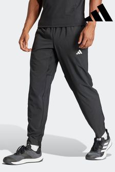 adidas Black Train Essentials Training Woven Joggers (N37655) | $64