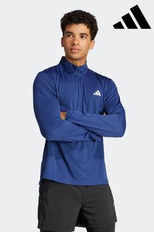 Bleu - Adidas Train Essentials Training Long Sleeve Sweatshirt (N37656) | €45