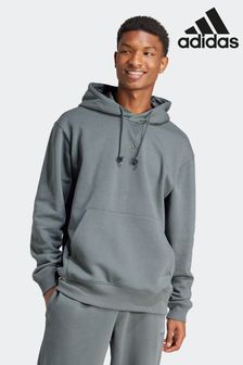adidas Grey Sportswear All Szn Fleece Hoodie (N37678) | $72
