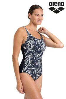 Arena Bodylift Womens Francy Wing Back B-Cup Black Swimsuit (N37784) | AED360