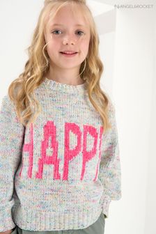 Angel & Rocket Pink Annette Happy Knitted Jumper