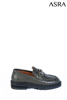 ASRA London Francine Leather Croc Effect Loafers (N37999) | 69 €