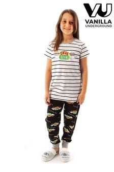 Vanilla Underground White Friends Long Leg Pyjamas (N38067) | €24