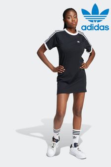 Adidas Originals Raglan-Kleid mit 3 Streifen, Schwarz (N38110) | 59 €