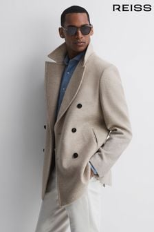 Двубортное шерстяное пальто Reiss Garda (N38219) | €454