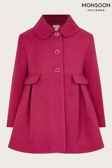 Różowy płaszcz Monsoon ze spódniczką (N38599) | 165 zł - 195 zł