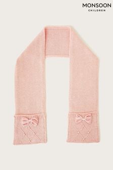 Monsoon Pearly Mitten Detail Scarf With Recycled Polyester (N38612) | 90 LEI