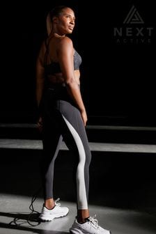 Black Active New and Improved High Rise Sports Sculpting Leggings (N38648) | ₪ 87