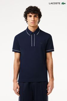 أزرق داكن - Lacoste Contrast Tipping Paris Polo Shirt (N38712) | 594 ر.ق