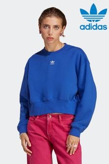 Niebieski - Bluza z okrągłym dekoltem adidas Originals Adicolor Essentials (N38779) | 285 zł