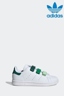 حذاء رياضي أبيض للأطفال Stan Smith من Adidas Originals (N38851) | 198 ر.ق