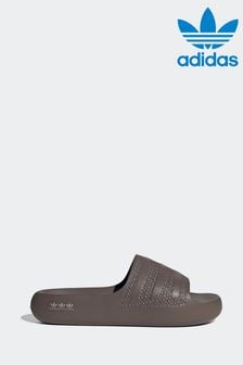 adidas originals Brown Dark Adilette Ayoon Sandals (N38981) | $69