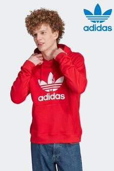Rdeča - Kapucar Adidas Originals Adicolor Classics Trefoil (N39040) | €68