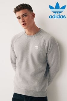 Grau - Adidas Originals Trefoil Essentials Crewneck Sweat Shirt (N39094) | 70 €