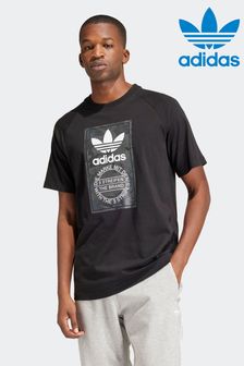 Черный - Adidas Originals Camo Tongue T-shirt (N39163) | €40
