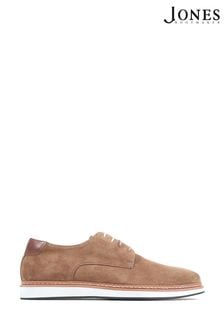 Tostado - Zapatos informales marrones de hombre de cuero y ante con cordones Bajoen de Jones Bootmaker (N39288) | 140 €