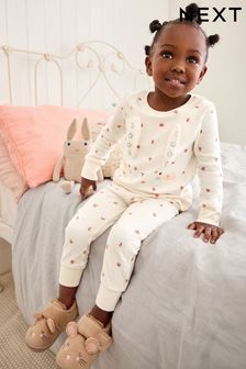 Conejito color crema - Pack de 1 pijama (9 meses a 8 años) (N39299) | 18 € - 22 €