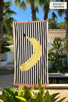Rockett St George Banana Velour Beach Towel (N39338) | €32