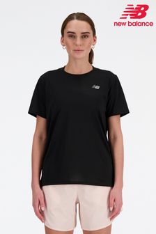 Noir - New Balance Womens Short Sleeve T-shirt (N39359) | €35