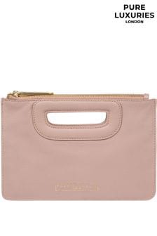 Pure Luxuries London Esher Leather Clutch Bag (N39488) | $86