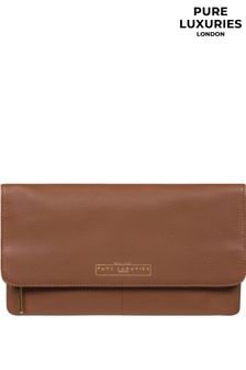 Brown - Usnjena torbica s poklopcem Pure Luxuries London Golders  (N39500) | €50