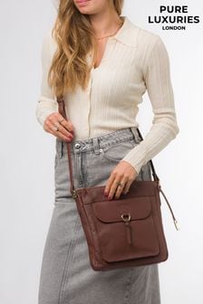 Pure Luxuries London Holbroke Leather Shoulder Bag (N39502) | kr636