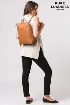 Pure Luxuries London Hastings Vegetable-Tanned Leather Backpack (N39503) | $101