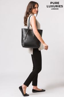 Pure Luxuries London Ashurst Vegetable-Tanned Leather Tote Bag (N39505) | ₪ 186