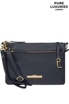 Pure Luxuries London Lytham Leather Clutch Bag (N39516) | $86