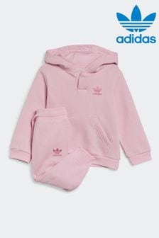 Rosa - adidas Originals Adicolor Trainingsanzug, Elfenbein (N39674) | 55 €