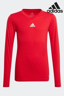 adidas Red Team Base T-Shirt (N39762) | $17