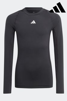Negru - Bluză cu Mânecă lungă Din materiale Adidas Techfit Aeroready (N39773) | 119 LEI