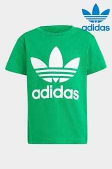Verde - Tricou adidas Originals cu logo în formă de trifoi (N39824) | 90 LEI