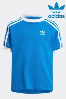 Modra - adidas s kratkimi rokavi in 3 črtami adidas Originals Adicolor (N39827) | €21