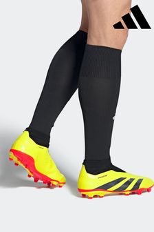 adidas Yellow Football Predator 24 League Laceless Firm Ground Adult Boots (N39874) | 421 QAR