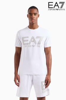 白色 - Emporio Armani EA7 標誌系列T恤 (N39910) | NT$3,030