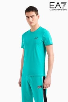 藍綠色 - Emporio Armani EA7標誌T恤 (N39912) | NT$2,330