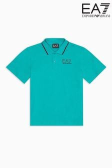 أزرق فيروزي - Emporio Armani EA 7 قميص بولو للأولاد Core ID (N39994) | 223 ر.ق