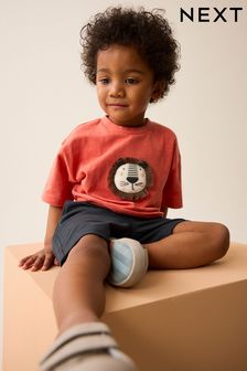 Rot - 3D Charakter T-Shirt mit kurzen Ärmeln (3 Monate bis 7 Jahre) (N40078) | 9 € - 11 €