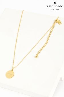 Kate Spade New york Gold Tone Initial Letter Pendant Necklace