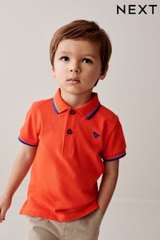 Red Short Sleeve Polo Shirt (3mths-7yrs) (N40203) | €7 - €10