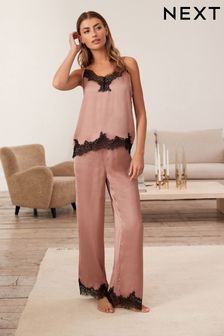 粉色 - 蕾絲吊帶睡衣 (N40266) | HK$391