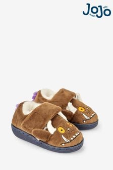 JoJo Maman Bébé Brown Kids' The Gruffalo Easy On Slippers (N40363) | NT$820