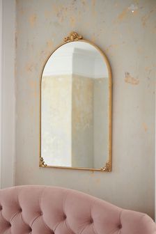 Shabby Chic Gold Elora Mantle Mirror (N40392) | €232