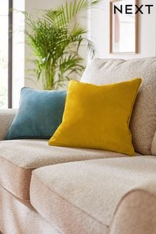 Chartreuse Yellow 45 x 45cm Soft Velour Cushion (N40488) | 11 €