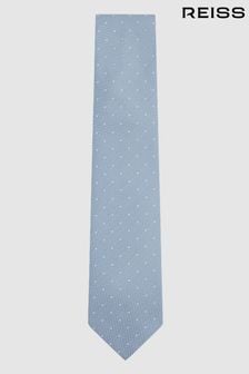 Reiss Soft Blue Liam Silk Polka Dot Tie (N40573) | $85